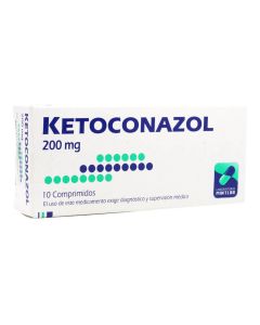 Ketoconazol 200mg 10 comprimidos