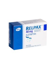 Relpax Eletriptan 40Mg 2 Comprimidos Recubiertos