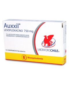 Auxxil - 750mg Levofloxacino - 7 Comprimidos Recubiertos