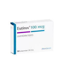 Eutirox 100mcg 50 comprimidos
