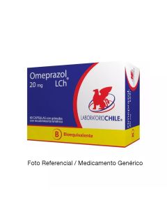 Omeprazol 20mg - 60 Cápsulas con Gránulos con Recubrimiento Entérico