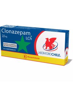 Clonazepam 2mg - 30 Comprimidos