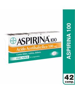 Aspirina 100mg 42 comprimidos