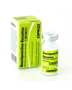 Bencilpenicilina Benzatina 1.200.000UI 1 Frasco Ampolla Polvo para Suspensión Inyectable