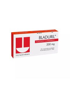 Bladuril Flavoxato 200mg 20 Comprimidos Recubiertos