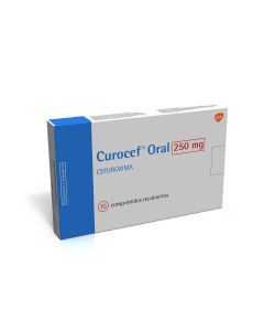 Curocef - 250mg Cefuroxima - 10 Comprimidos Recubiertos