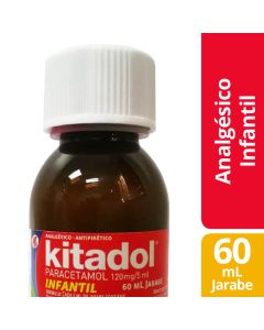 Kitadol Infantil - 120mg/5ml Paracetamol - 60ml Jarabe