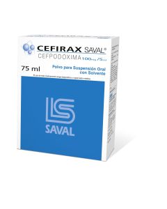 Cefirax 100mg/5mL 75ml polvo para suspensión oral con sol.
