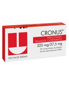 Cronus 325mg/37,50mg 20 comprimidos recubiertos