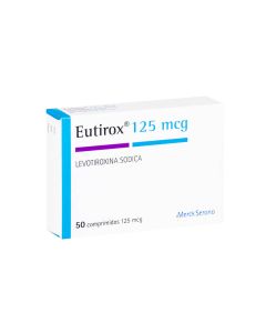 Eutirox 125mcg 50 comprimidos