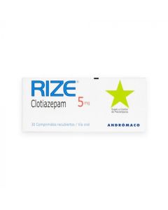 Rize (R) Clotiazepam 5mg 30 Comprimidos Recubiertos