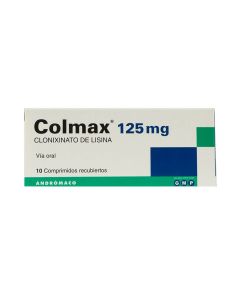 Colmax 125mg 10 comprimidos recubiertos