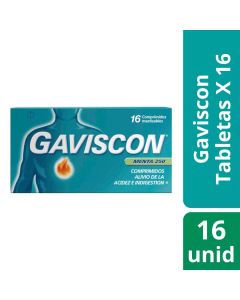 Gaviscon Menta 250 - 16 Comprimidos Masticables