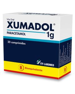 Xumadol - 1000mg Paracetamol - 20 Comprimidos