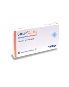 Concor - 2,5mg Bisoprolol - 28 Comprimidos Recubiertos