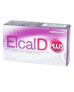 Elcal-D Plus - 30 Cápsulas