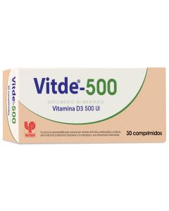 Vitde-500 Vitamina D3 500UI 30 Comprimidos