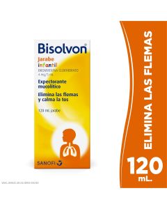 Bisolvon infantil - 4mg/5ml Bromhexina - 120ml Jarabe