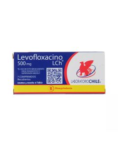 Levofloxacino 500mg - 7 Comprimidos Recubiertos