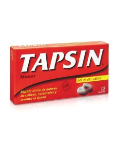 Tapsin con Cafeína - 12 Comprimidos