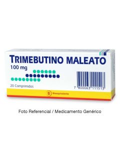 Trimebutino Trimebutina Maleato 100mg 20 Comprimidos