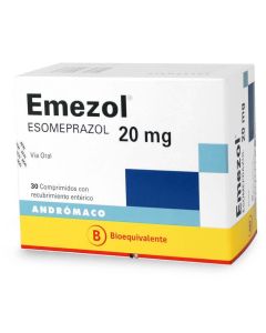 Emezol 20mg 30 Comprimidos con recubrimiento entérico
