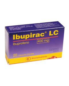 Ibupirac LC - 400mg Ibuprofeno - 20 Cápsulas Blandas