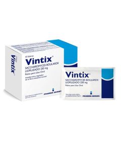 Vintix - 250mg Saccharomyces Boulardii - 10 Sobres Polvo para Uso Oral