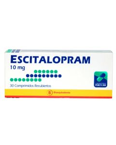 Escitalopram 10mg - 30 Comprimidos Recubiertos