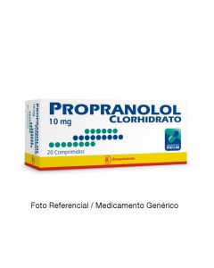 Propranolol 10mg 20 Comprimidos