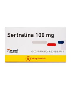Sertralina 100mg - 30 Comprimidos