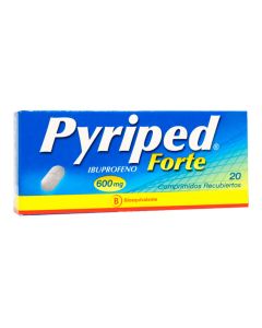 Pyriped Forte - 600mg Ibuprofeno - 20 Comprimidos Recubiertos