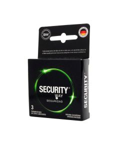 Security way seguridad 3 preservativos