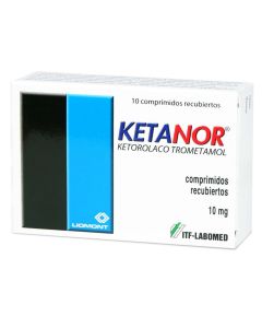 Ketanor 10mg 10 Comprimidos