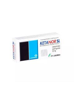 Ketanor SL - 30mg Ketorolaco Trometanol - 4 Comprimidos Sublinguales