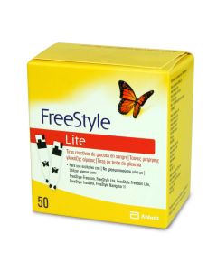 Freestyle Lite 50 tiras reactivas de glucosa en sangre