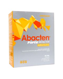 Abacten Forte - 400mg/5ml Azitromicina - 30ml Polvo para Suspensión Oral
