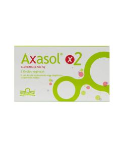 Axasol - 500mg Clotrimazol - 2 Óvulos Vaginales