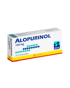 Alopurinol 100mg - 20 Comprimidos
