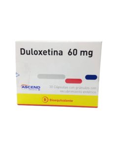 Duloxetina 60mg - 30 Cápsulas con Gránulos con Recubrimiento Entérico