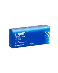 Zoperil Zopiclona 7,5mg 30 Comprimidos Recubiertos