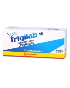 Trigilab - 50mg Lamotrigina - 30 Comprimidos