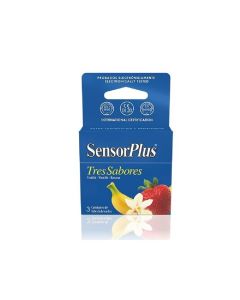 Sensorplus 3 Sabores 3 preservativos
