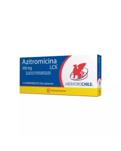 Azitromicina 500mg - 3 Comprimidos Recubiertos