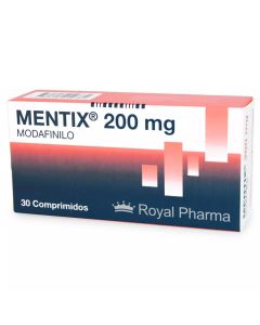 Mentix Modafinilo 200mg 30 Comprimidos
