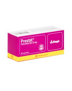 Prestat - 75mg Pregabalina - 40 Comprimidos