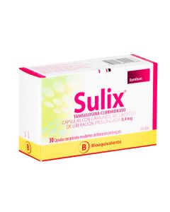 Sulix 0,4mg 30 cápsulas con granulos recubiertos de L. P.