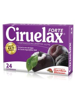 Ciruelax Forte - 125mg Laxante - 60 Comprimidos