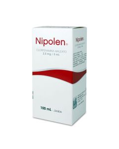 Nipolen - 2,5mg/5ml Clorfenamina Maleato - 100ml Jarabe