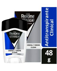 Rexona clinical men clean 48g desodorante barra